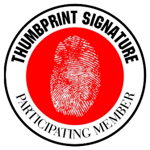 Thumbprint Signature Participating Member Program Logo