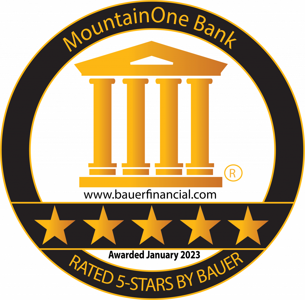 MountainOne Bank 5 star badge from Bauer