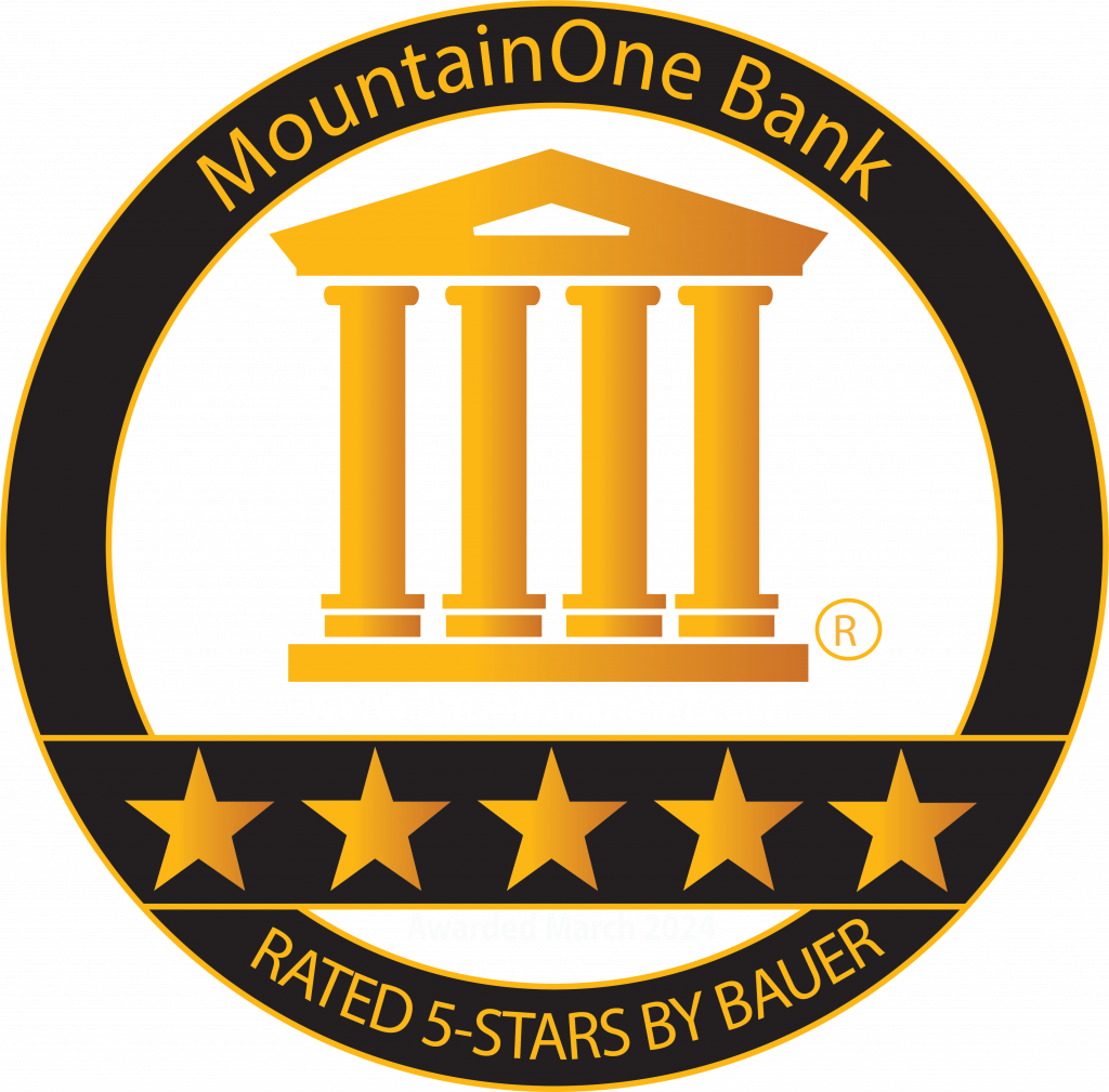 MountainOne Bank 5 Star Rating March 2024 by Bauer Financial